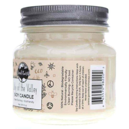 Mason Jar Soy Candle, GOE